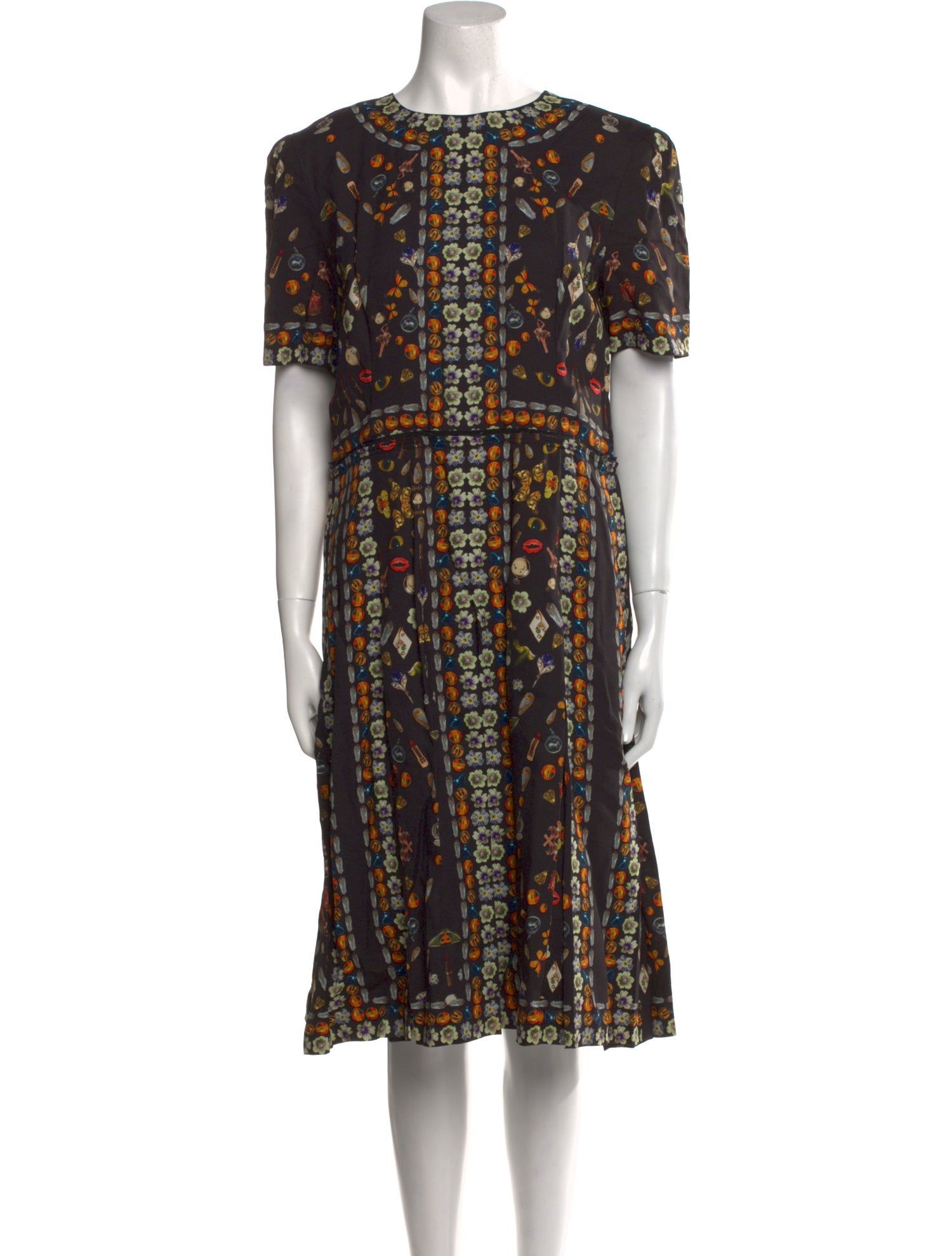 Alexander McQueen Printed Knee-Length Dress